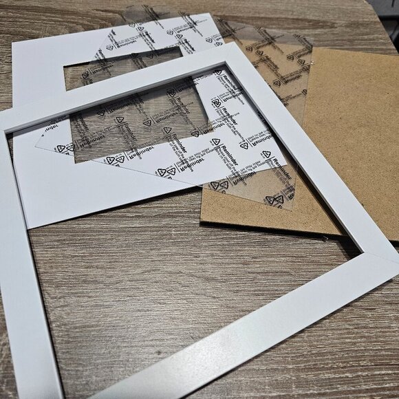 8x8 Framed Great Blue Heron Photography Bird Oil Painting Art Print - Picture 5 of 6